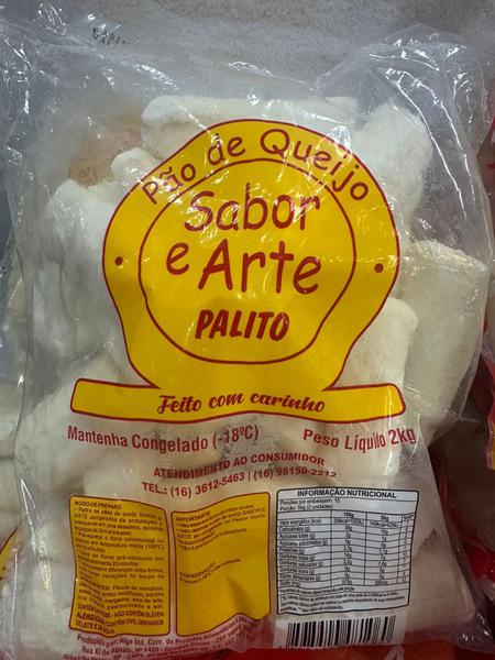 PAO DE QUEIJO CONG. SABOR ARTE PALITO 70GR PCT 2KG 