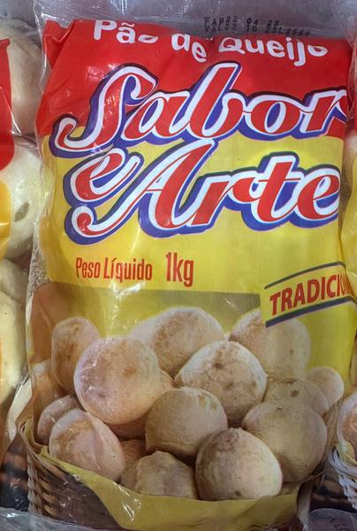 PAO DE QUEIJO CONG. SABOR ARTE TRAD. 25GR PCT 1KG 