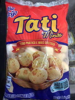 PAO DE QUEIJO CONG. TATI LANCHINHO 50GR PCT 2KG 