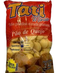 PAO DE QUEIJO CONG. TATI TRADICIONAL 25GR PCT 2KG 