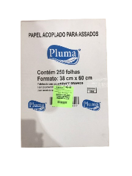 PAPEL ACOPLADO PLUMA 38X60 ASSADOS CX 250 UN 
