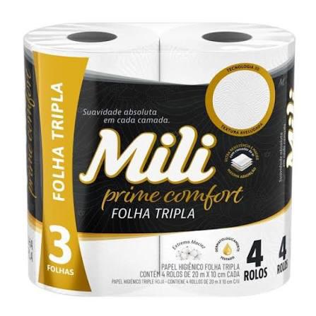 PAPEL HIGIENICO FOLHA TRIPLA MILI PCT 4X20MT 