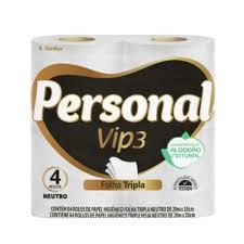 PAPEL HIGIENICO FOLHA TRIPLA PERSONAL VIP PCT 4X20MT 
