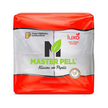 PAPEL HIGIENICO ROLAO MASTER LUXO 150MT PCT 8RL 