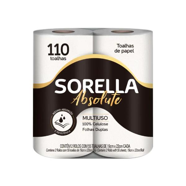 PAPEL TOALHA SORELLA PCT 2UN ABSOLUTE