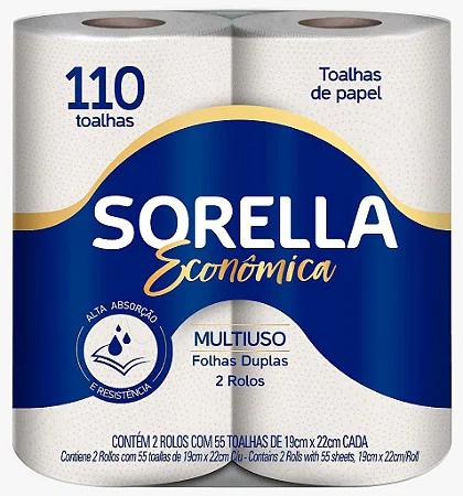 PAPEL TOALHA SORELLA PCT 2UN ECONOMICA