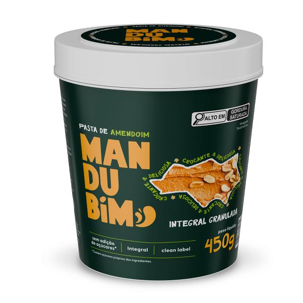 PASTA DE AMENDOIM GRANULADO MANDUBIM PT 450GR 