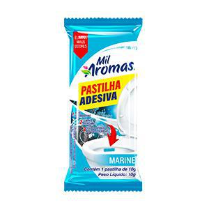 PASTILHA SANITARIA ADESIVA AROMASIL PCT 10GR MARINE