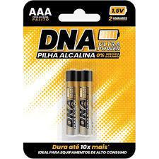 PILHA ALCALINA AAA DNA PCT 2UN 