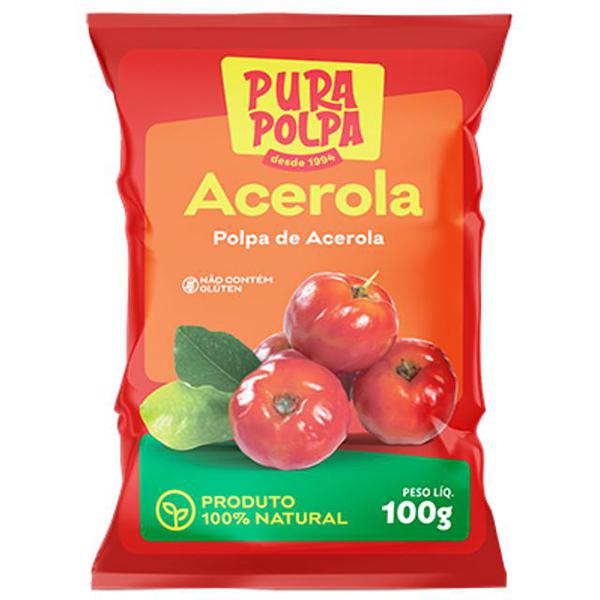 POLPA FRUTA PURA POLPA PCT 100GR ACEROLA