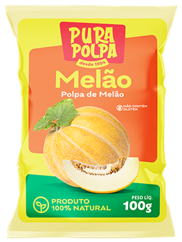 POLPA FRUTA PURA POLPA PCT 100GR MELAO