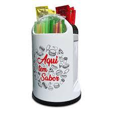 PORTA GUARDANAPO TRI COMPACT AQUI TEM SABOR 