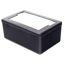 PORTA GUARDANAPO TV UNA PRETO (DEITADO) 