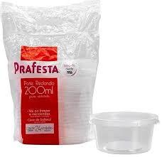 POTE REDONDO 0200ML PRAFESTA PCT 24UN 