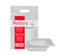 POTE RETANGULAR 0350ML PRAFESTA PCT 24UN 