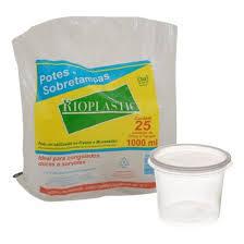 POTE SOBRETAMPA 1000ML RIOPLASTIC PCT 24UN 