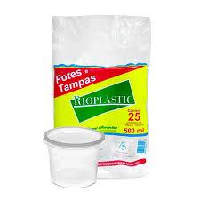 POTE SOBRETAMPA 0500ML RIOPLASTIC PCT 24UN 