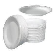 PRATO ISOPOR 19CM SPUMA PRT06 PCT 20UN 