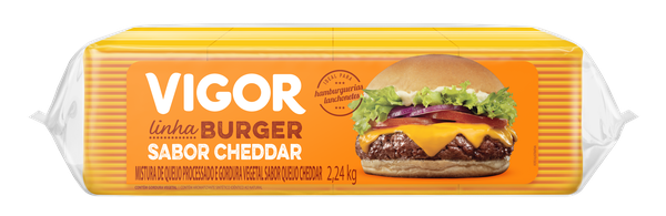 QUEIJO CHEDDAR FATIADO VIGOR (PCT 2.240KG)