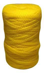 REDE PLASTICA TUBOLAR ROLO 100MT AMARELA