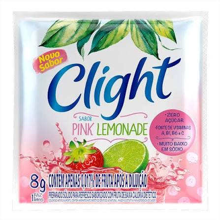 REFRESCO EM PO CLIGHT PCT 08GR PINK LEMONADE