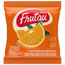 REFRESCO EM PO FRUTAU PCT 200GR LARANJA 