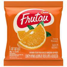 REFRESCO EM PO FRUTAU PCT 200GR LARANJA 