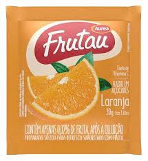 REFRESCO EM PO FRUTAU PCT 020GR LARANJA
