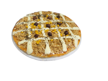 ROTISSERIA - PIZZA SEMI PRONTA 500GR FRANGO REQUEIJAO 