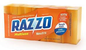 SABAO EM BARRA RAZZO NEUTRO PCT 900GR (5UN) 