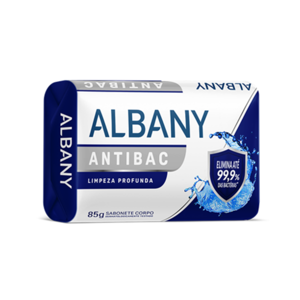 SABONETE ALBANY PCT 85GR ANTIBAC LIMPEZA PROFUNDA
