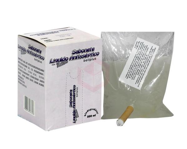 SABONETE ANTISSEPTICO BELLPLUS REFIL 800ML 