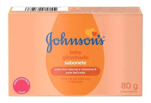 SABONETE INFANTIL JOHNSON BABY CX 80GR GLICERINADO