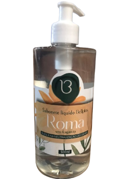 SABONETE LIQUIDO BELLPLUS VALVULA 500ML ROMA NEUTRALIZA ODORES