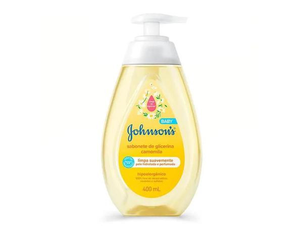 SABONETE LIQUIDO INFANTIL JOHNSON FR 400ML CAMOMILA