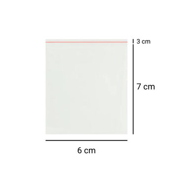 SACO ADESIVADO N04 6X7 - 3 CM PCT 100 UN 