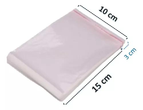 SACO ADESIVADO N20 10X15 - 3 CM PCT 100 UN 