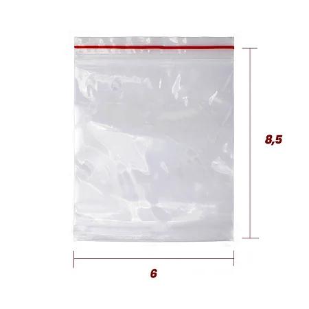SACO HERMETICO ZIP VABENE 06X08.5 PCT 100UN 