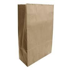 SACO PAPEL FUNDO CHATO D3 LANCHE PCT 100 UN. DELIVERY 