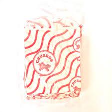 SACO PAPEL PARA CHURROS PLUMA 9X11 PCT 100UN 