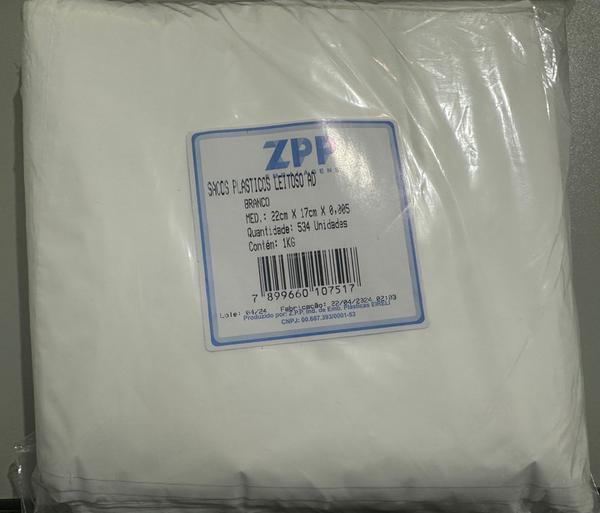 SACO PLASTICO PARA LANCHE LEITOSO 22X17 PCT 1KG 