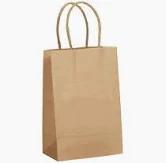 SACOLA DE PAPEL PLUMA PEQUENA PCT 20UN 