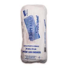 SACOLA PLASTICA 24X34 RIOPLASTIC BRANCA PCT 1000UN 