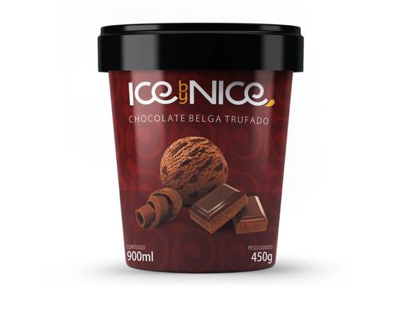 SORVETE ICE BY NICE PT 900ML CHOCOLATE TRUFADO 