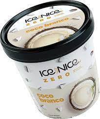 SORVETE ICE BY NICE PT 900ML COCO ZERO 