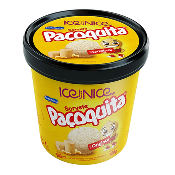 SORVETE ICE BY NICE PT 900ML PACOQUITA 