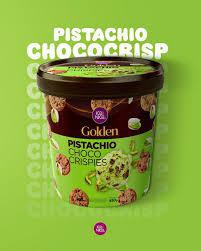 SORVETE ICE BY NICE PT 900ML PISTACHIO CHOCO CRISPIES 