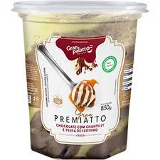 SORVETE PREMIATTO PT 850GR CHOCOLATE E CHANTILY TRUFA 