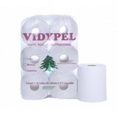 TOALHA PAPEL EM BOBINA VIDYPEL 20X200M PCT 6UN 