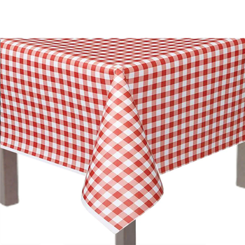 TOALHA PEROLIZADA 78X78 PCT 10UN XADREZ VERMELHO